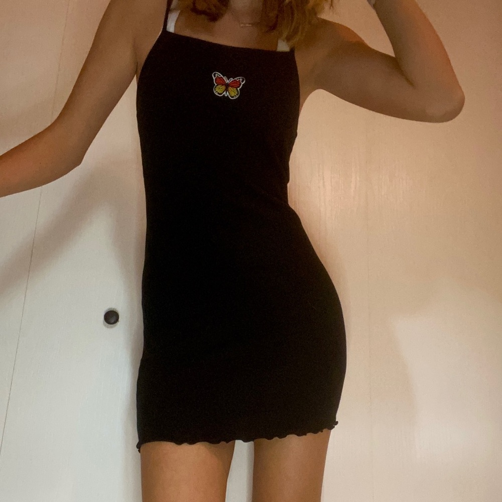 Wild Fable Fitted Butterfly Dress!